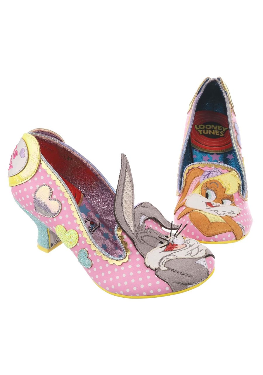 Irregular Choice Looney Tunes Bunny Love Pink Heels