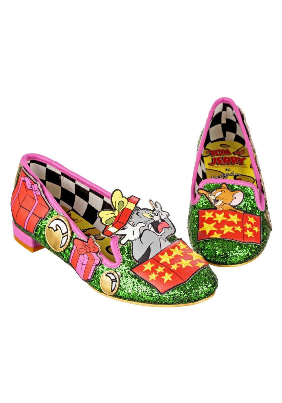 Irregular Choice Tom and Jerry Peek a Boo Flats