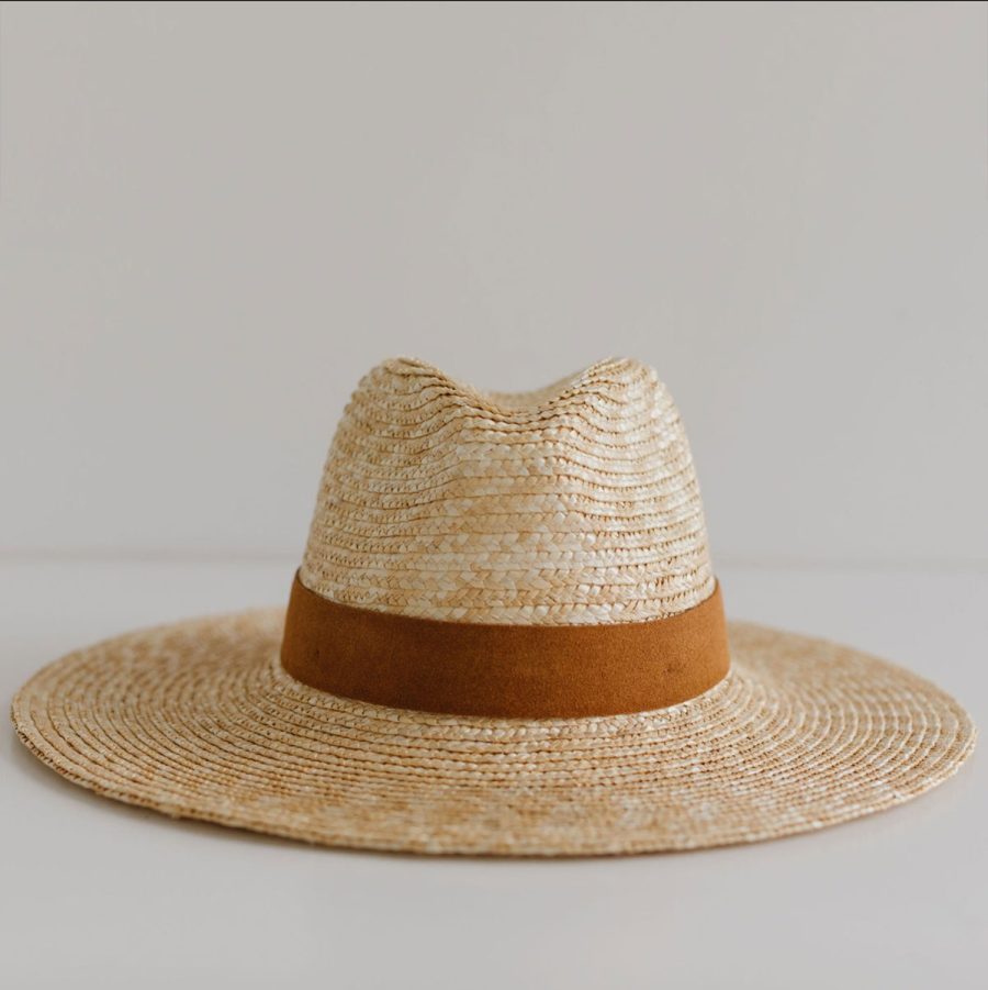 Isla Straw Fedora - Natural / M/L