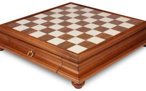 Italfama Tuscan Marble & Tilia Wood Chess Case