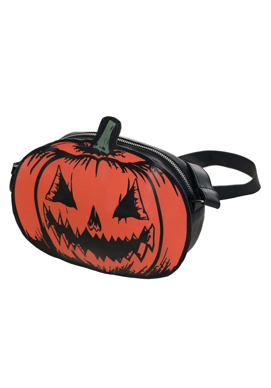 Jack O Lantern Pumpkin Purse Accessory