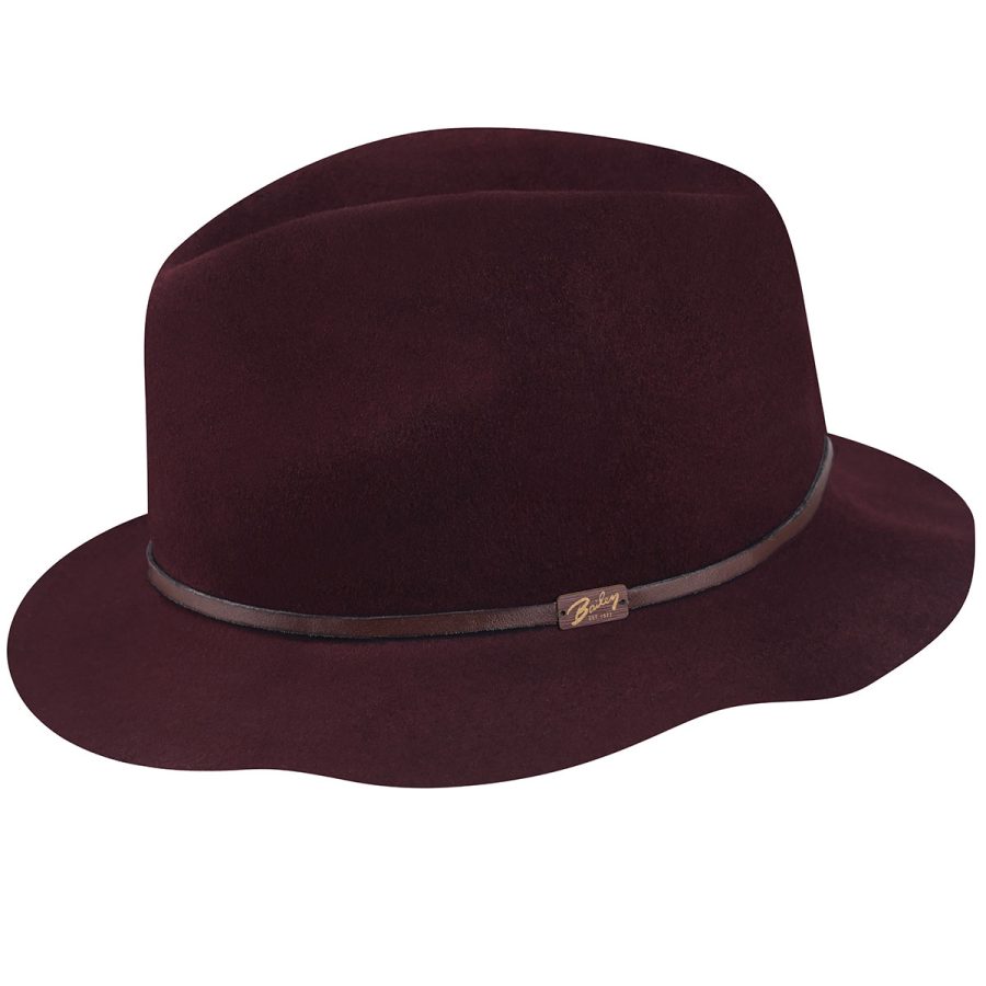 Jackman Fedora - Burgundy/L