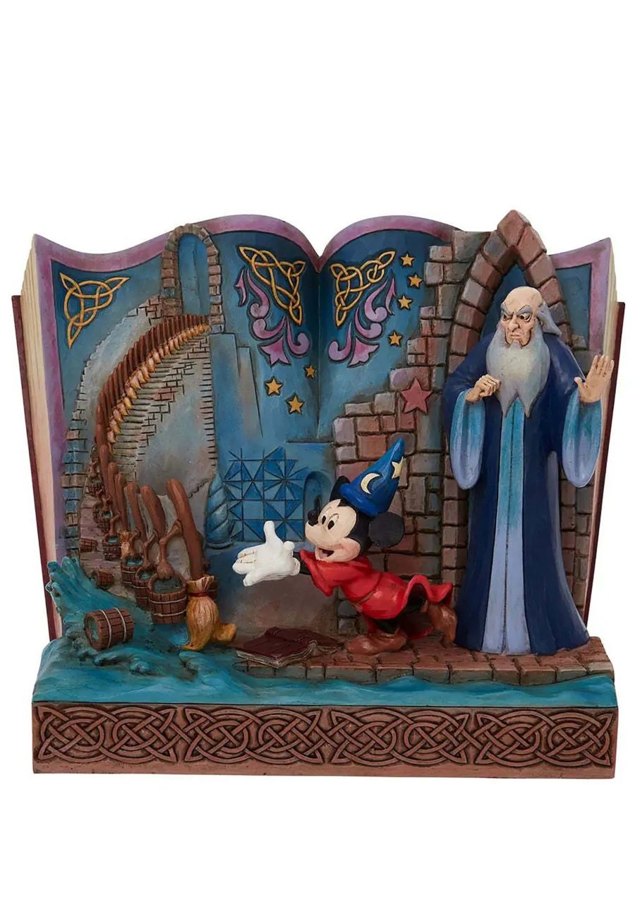 Jim Shore Sorcerer Mickey Storybook Diorama Figure