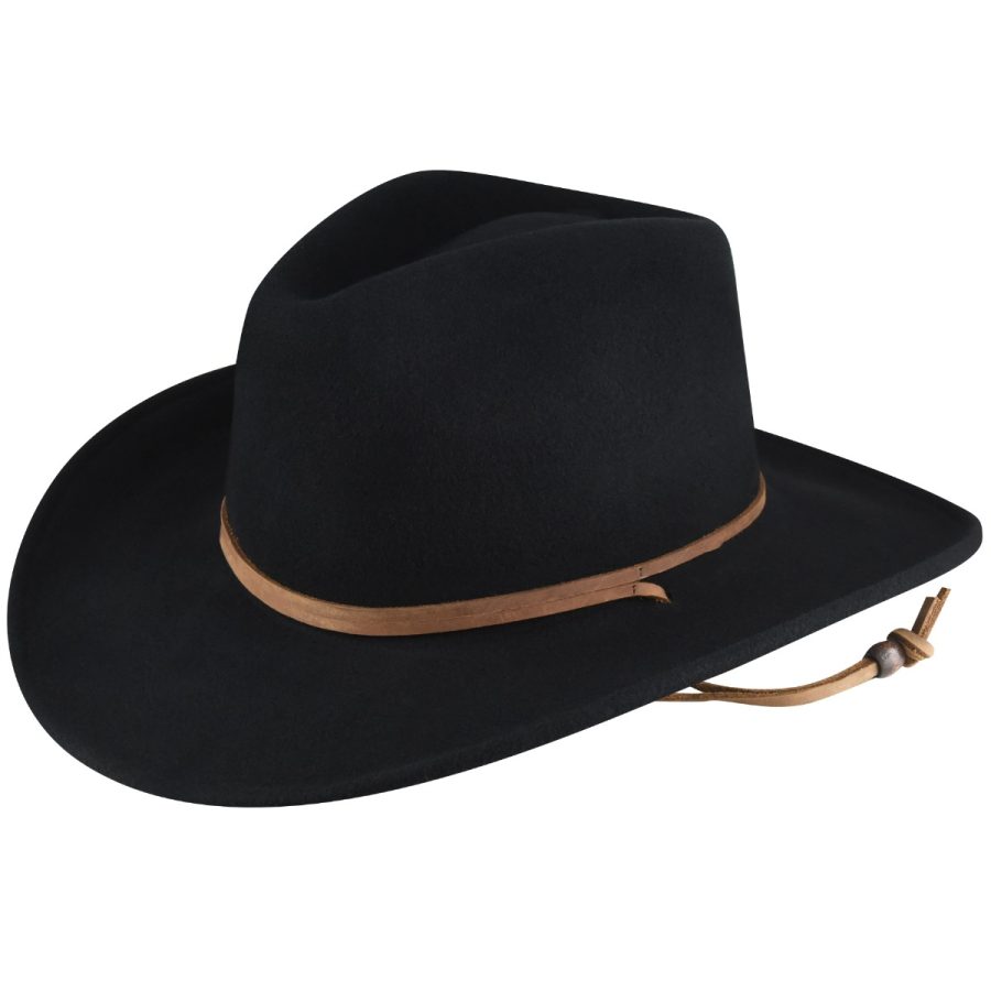 Joe Eder Outback Hat - Black/L