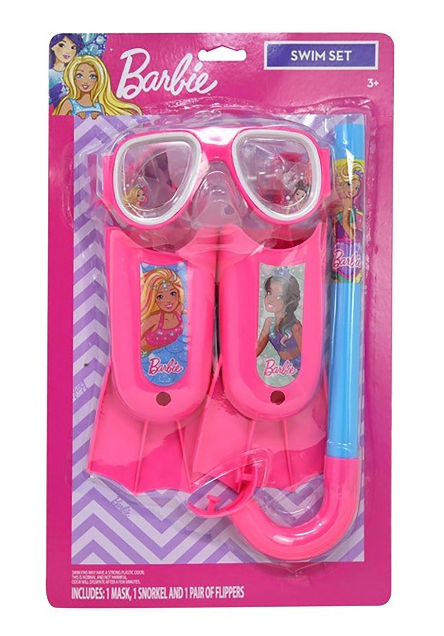 Kid's Barbie 3 Piece Swim Set