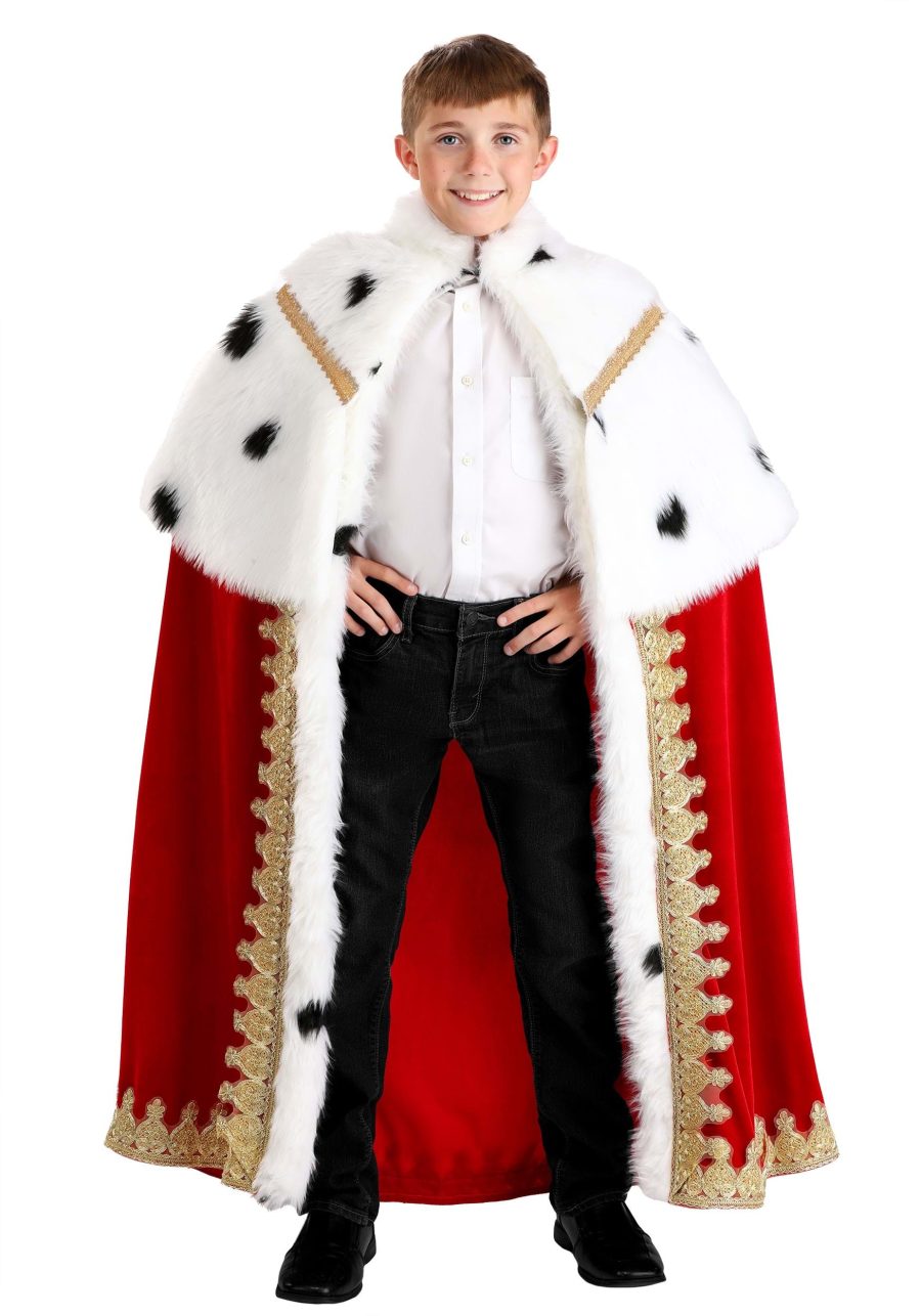 Kid's Deluxe Broadway King Costume Cape