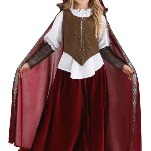 Kid's Deluxe Red Riding Hood Costume