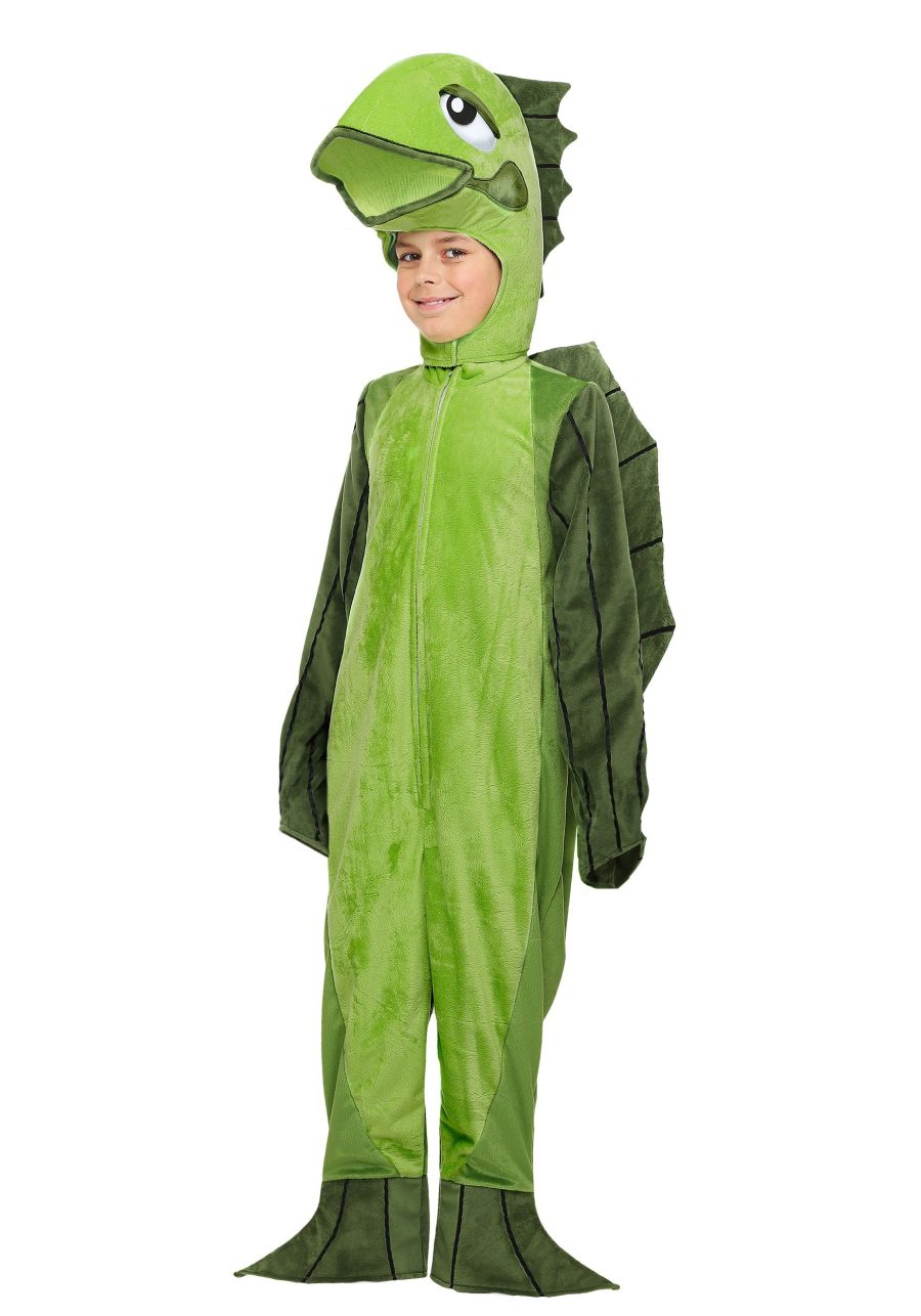 Kid's Green Fish Costume