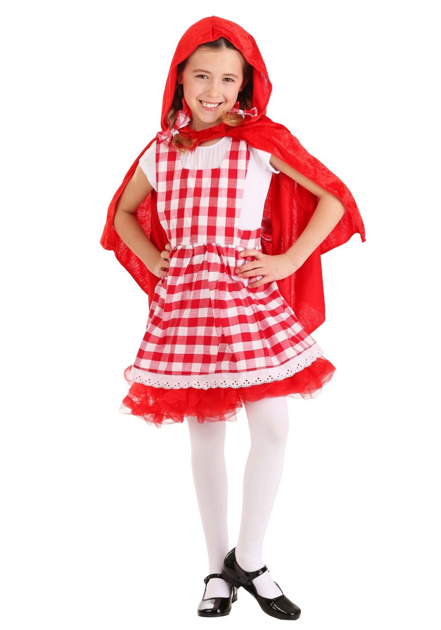 Kids Little Red Riding Hood Tutu Costume