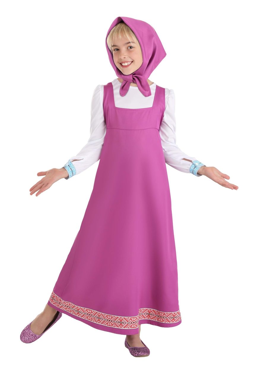 Kid's Masha and the Bear Masha Costume