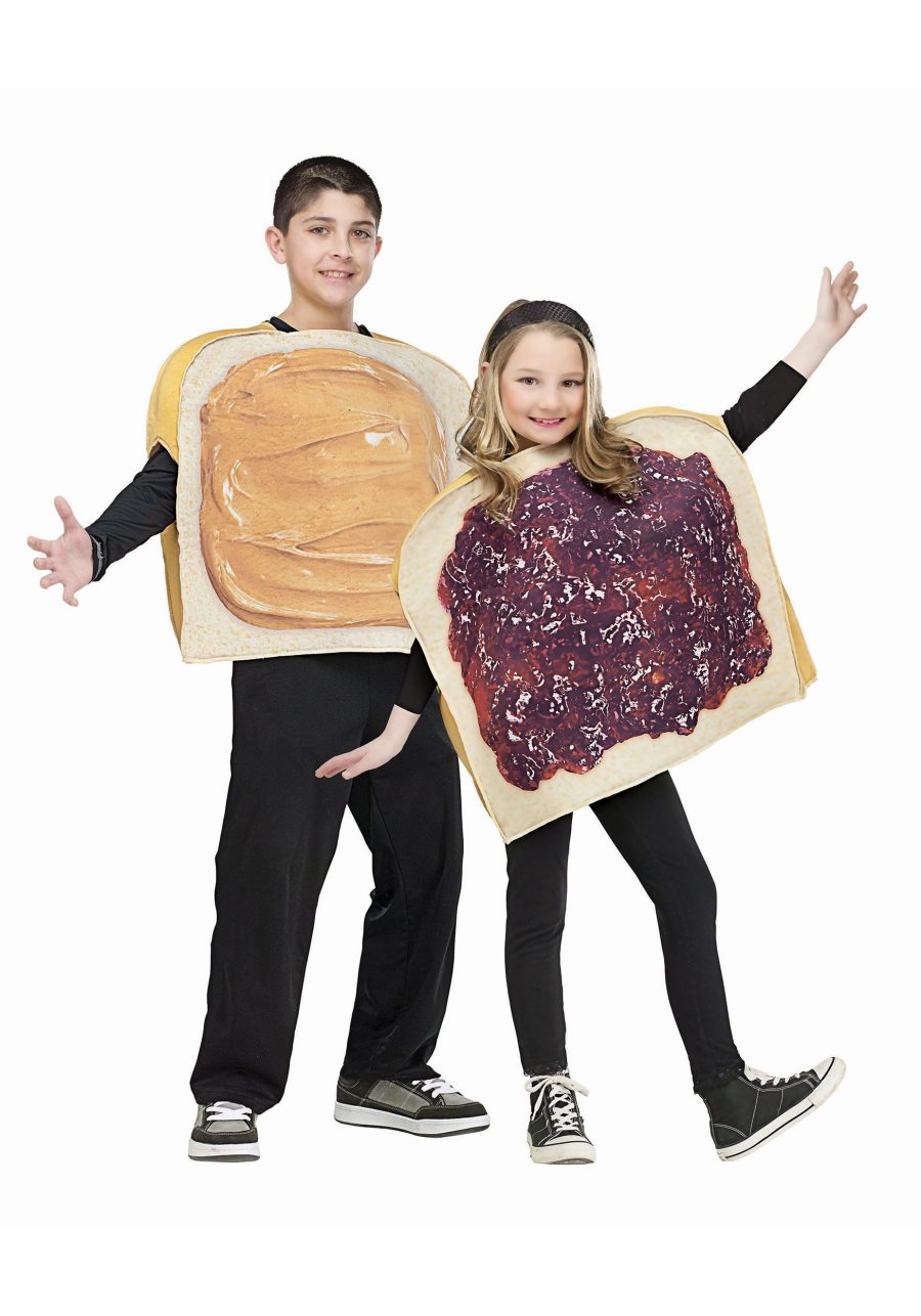 Kid's Peanut Butter & Jelly Costume