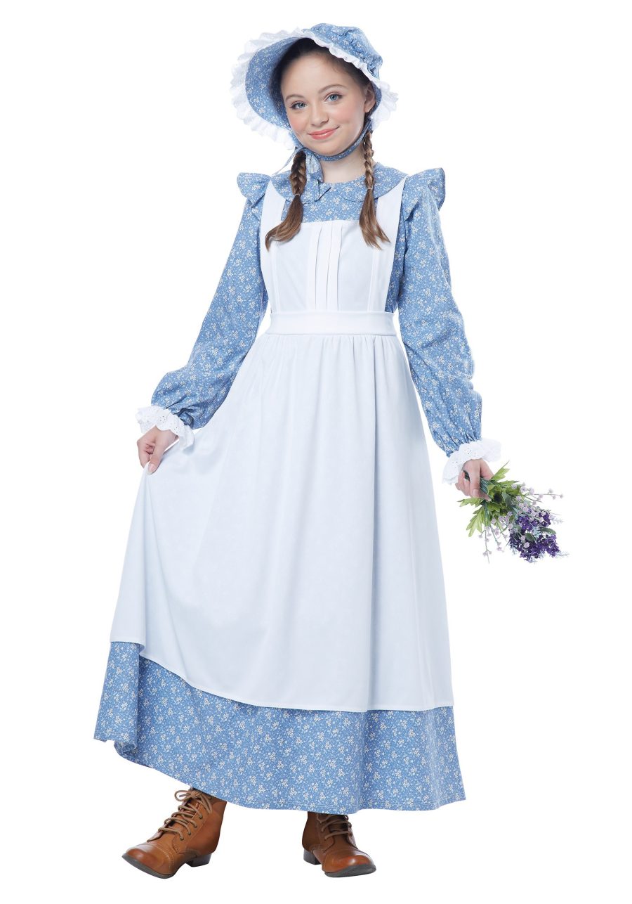 Kids Pioneer Girl Costume