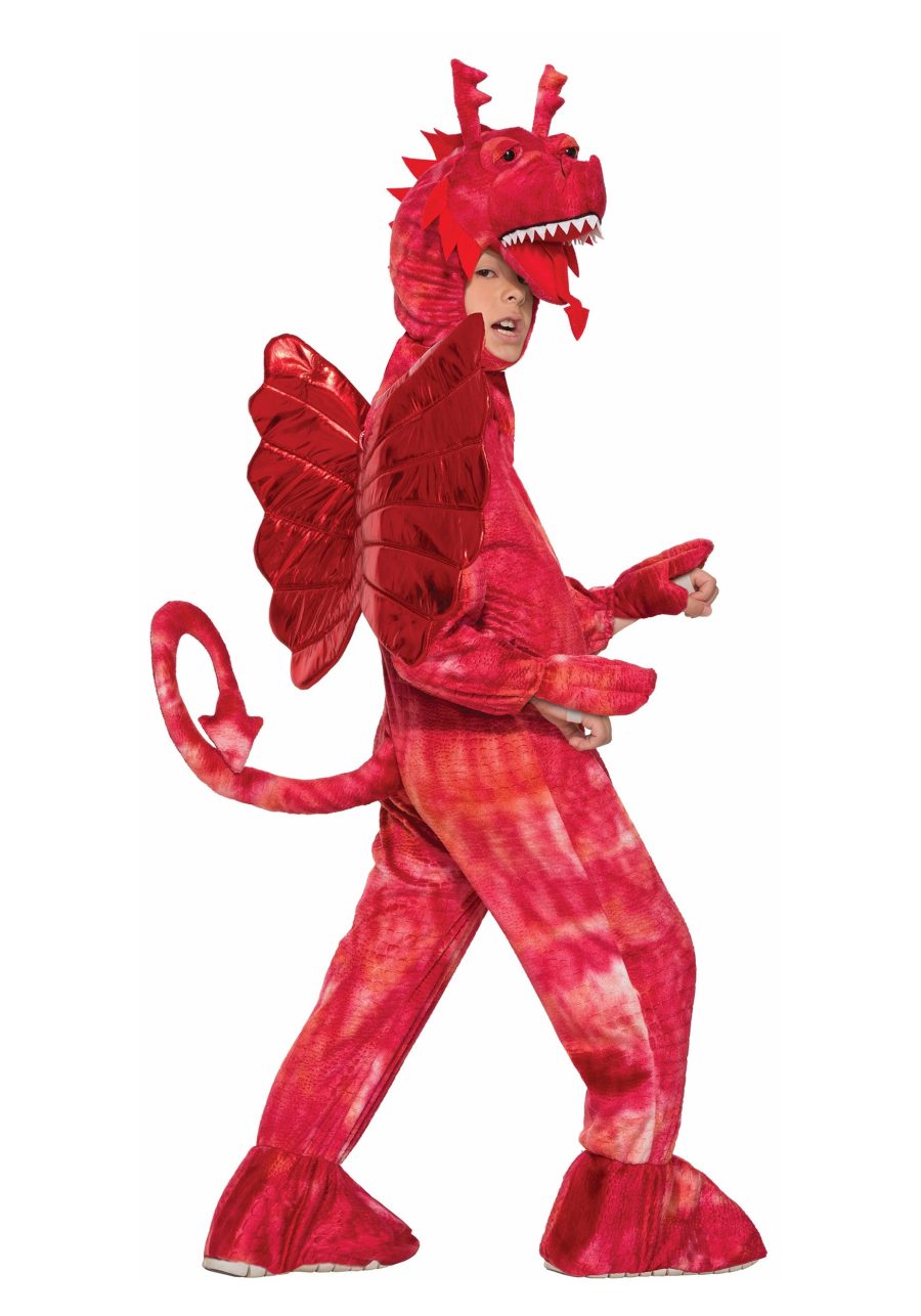 Kid's Red Dragon Costume