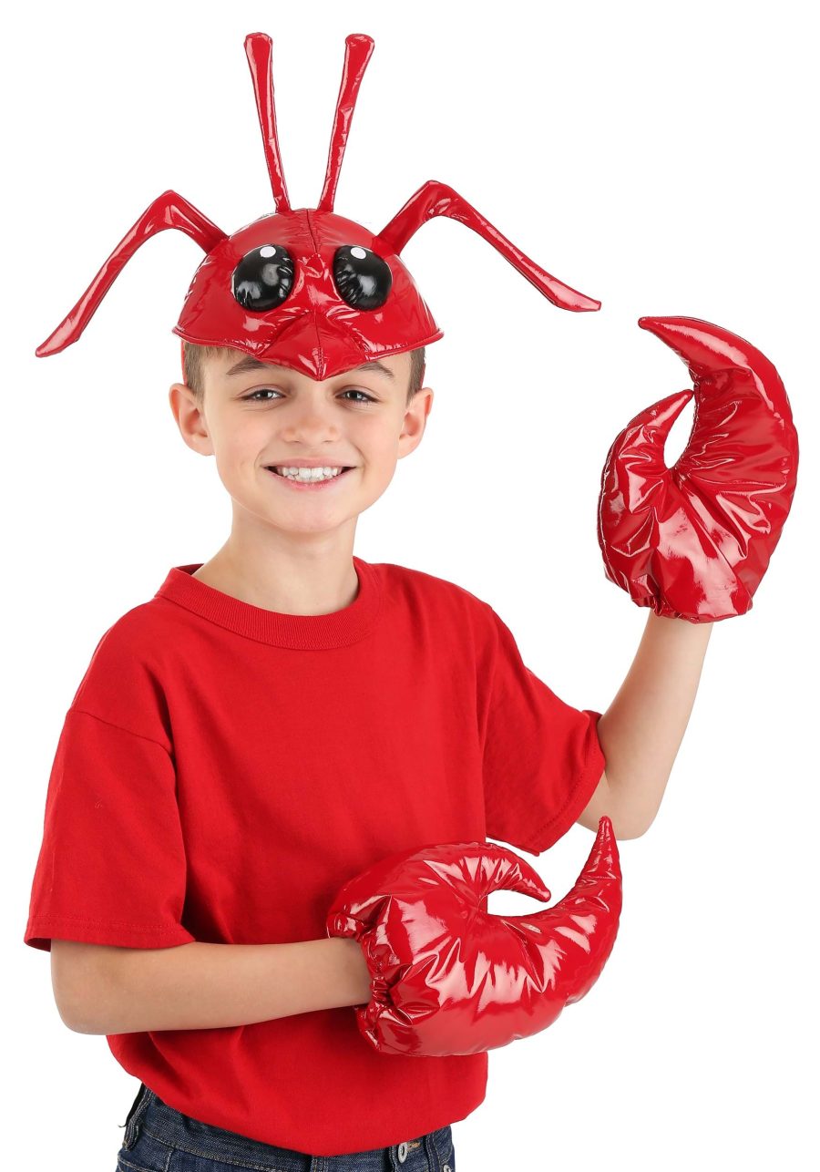 Kid's Red Lobster Costume Accessory Kit