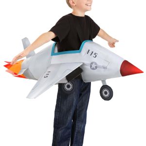 Kid's Ride-in Fighter Jet Costume