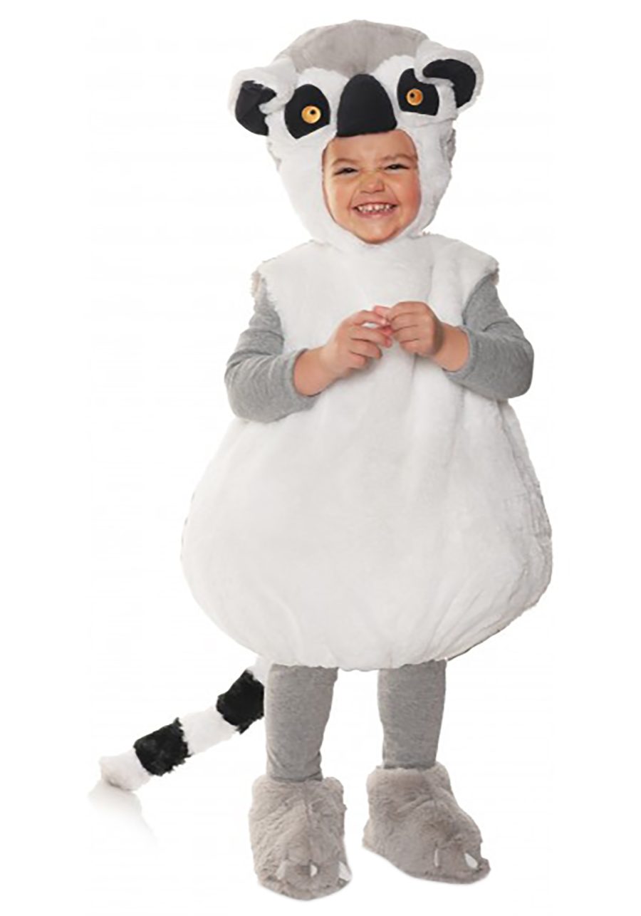 Kid's Round Ring Tail Lemur Costume