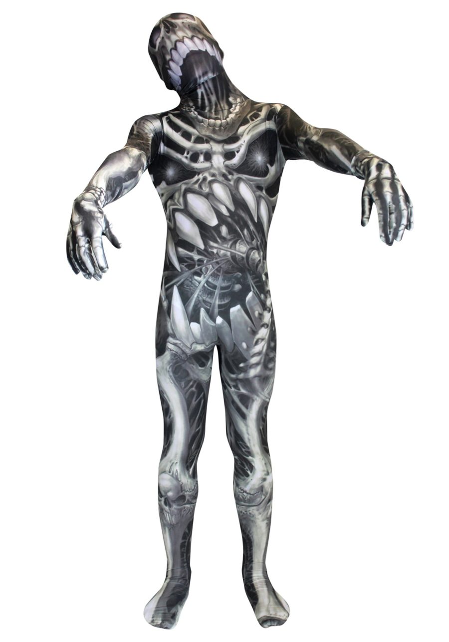 Kid's Skull and Bones Skeleton Morphsuit Costume