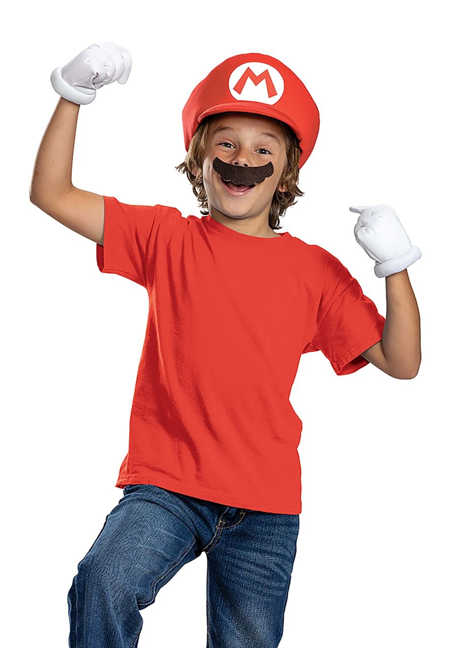 Kid's Super Mario Elevated Classic Mario Accessory Kit