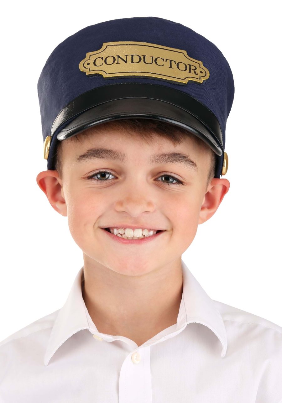 Kids Train Conductor Costume Hat