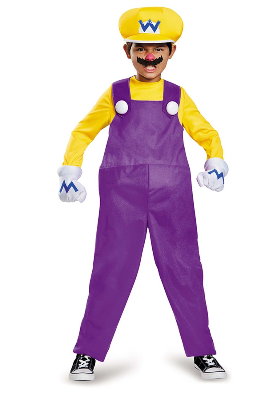 Kid's Wario Deluxe Costume