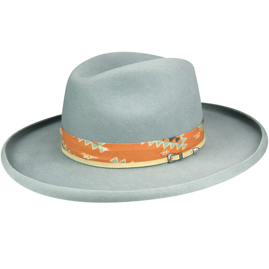 Kiger Western Fedora - Green Mileu / L