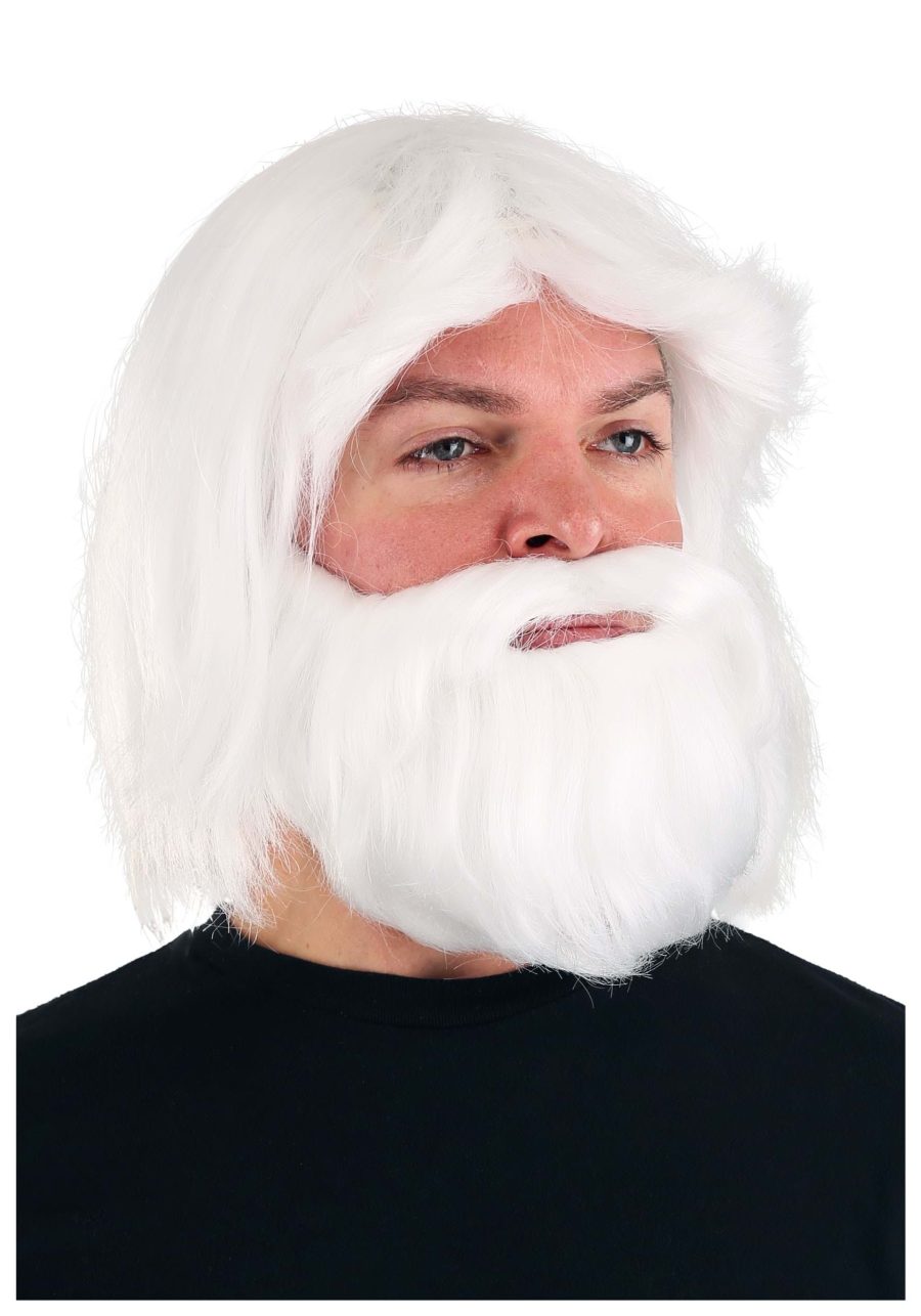 King Neptune Adult Wig and Beard Set