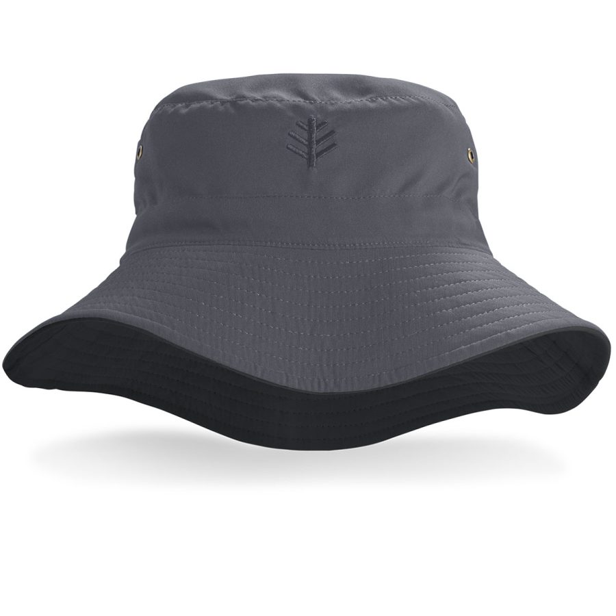 Landon Reversible Bucket Hat - Carbon/Black / L/XL