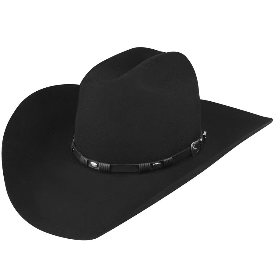 Landry 2X Cowboy Western Hat - Black/6 3/4