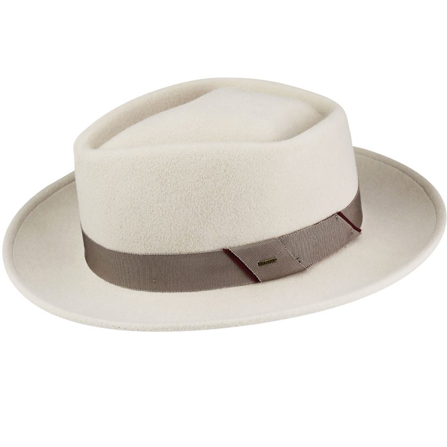 Lasham Fedora - Bone / L