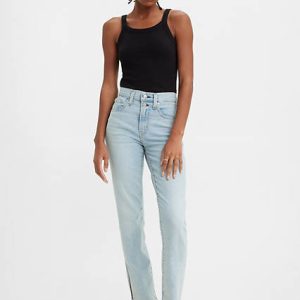 Levi's 724 High Rise Straight Button Shank Women's Jeans 27x30