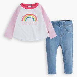 Levi's Baby 12M-24M Colorblocked Raglan Set - Boys 12M