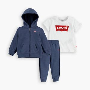 Levi's Baby Boys Fleece Logo 3-Piece Set 12M