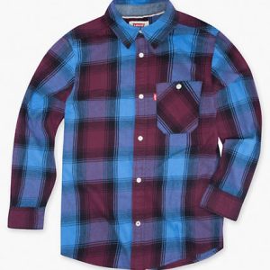 Levi's Big Boys Plaid Woven Shirt S