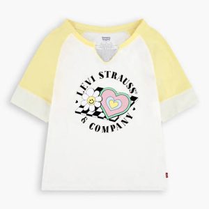 Levi's Checkerboard Baseball Tee Big Girls S-XL T-Shirt S