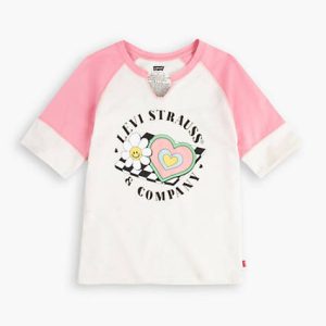 Levi's Checkerboard Baseball Tee Big Girls S-XL T-Shirt S