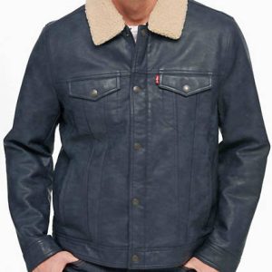Levi's Classic Trucker Jacket with Removable Sherpa Collar - Men's S