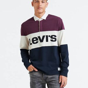 Levi's Colorblock Rugby Shirt - Men's 2XS