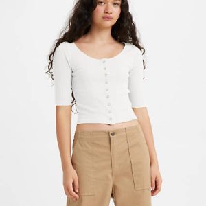 Levi's Dry Goods Pointelle Top - Women's S