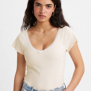 Levi's Dry Goods V-Neck T-Shirt - Women's S