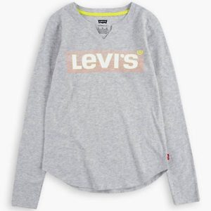 Levi's Girls Notched T-Shirt Big S-XL S