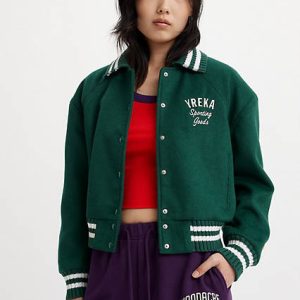 Levi's Gold Tab Shrunken Varsity Jacket - Women's S