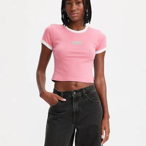 Levi's Graphic Ringer Mini T-Shirt - Women's S