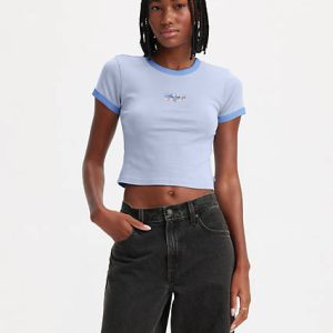 Levi's Graphic Ringer Mini T-Shirt - Women's S