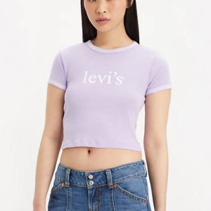 Levi's Graphic Ringer Mini T-Shirt - Women's S