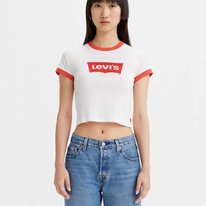 Levi's Graphic Ringer Mini Tee T-Shirt - Women's S