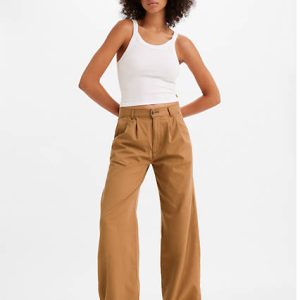 Levi's High Rise Pleated Baggy Trouser Pants - Women's 27x30