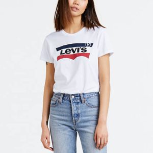 Levi's Logo Colorblock Fill Tee Shirt T-Shirt - Women's S