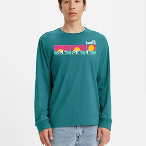 Levi's Logo Long Sleeve T-Shirt - Men's M