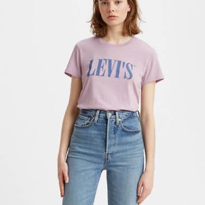 Levi's Logo Perfect Tee Shirt T-Shirt - Women's S