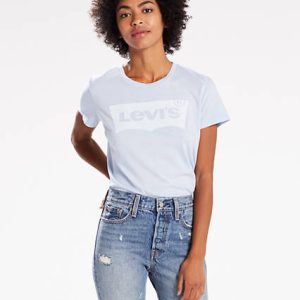 Levi's Logo Perfect Tee Shirt T-Shirt - Women's S